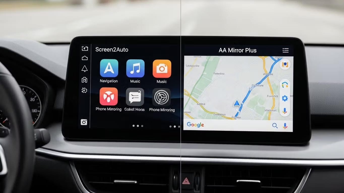 Screen2Auto vs. AA Mirror Plus | The Ultimate Android Auto Mirroring Guide 2026